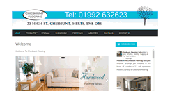 Desktop Screenshot of cheshuntflooring.co.uk